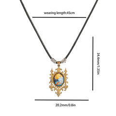 Solara's Blessing-brass necklace